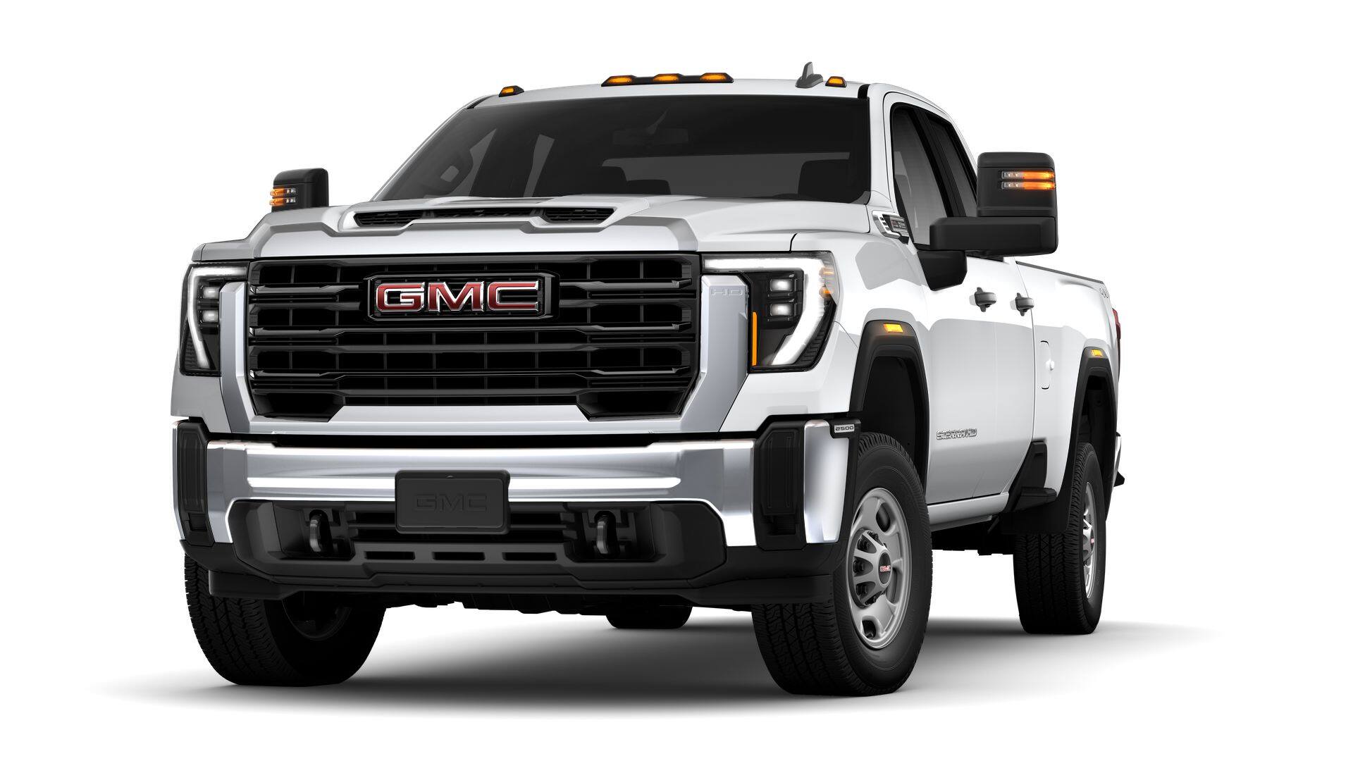 2026 GMC Sierra 2500 HD Pro in Summit White — front three-quarter view