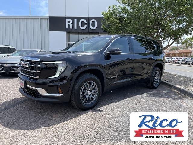 2026 GMC Acadia Elevation in Ebony Twilight Metallic — front three-quarter view