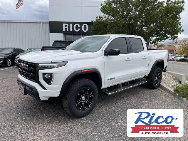 2024 GMC Canyon Elevation in Summit White — front three-quarter view