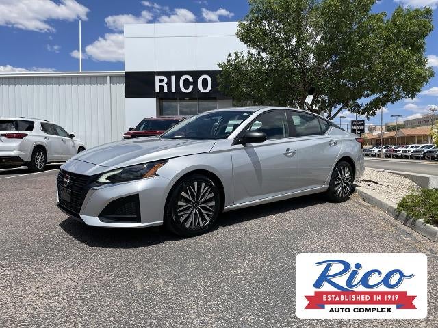 2024 Nissan Altima 2.5 SV in Brilliant Silve — front three-quarter view
