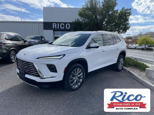 2025 Buick Enclave Preferred in Summit White — front three-quarter view