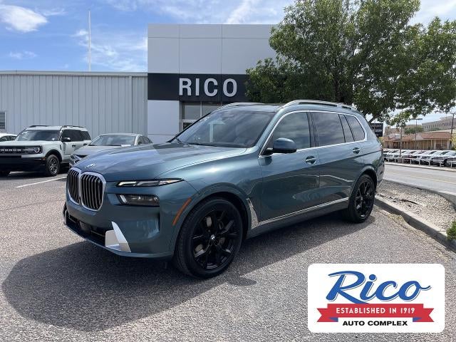 2024 BMW X7 xDrive40i in Blue — front three-quarter view